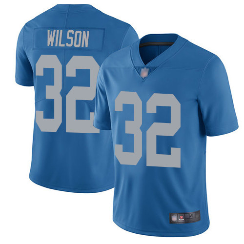 Detroit Lions Limited Blue Men Tavon Wilson Alternate Jersey NFL Football #32 Vapor Untouchable